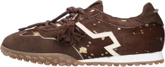 Gio+ Cielo Sneakers - Dames - Sneakers - Bruin - 42 EU - Leer - Schoenen