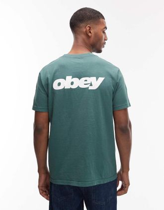 Obey Bounce - T-shirt verde scuro