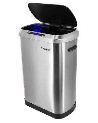 Elama 13 Gallon Automatic Sensor Hands Free Trash Can