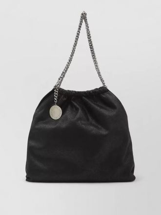 Stella McCartney medium drawstring tote bag with chain strap