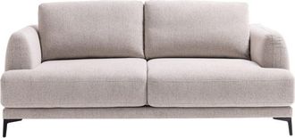 DRAWER Sofá de 3 plazas de tela - Natural