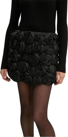 Birgitte Herskind Debby Mini Rok - Dames - Korte rokken - Zwart - XS - Polyester - Rokken