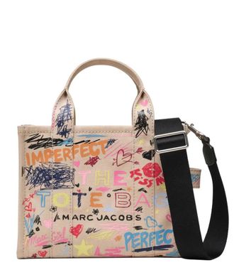 Marc Jacobs Beige Punk Scribble Small Tote