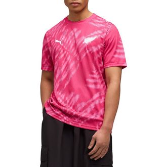 Puma x NZ x Salehe Bembury Jersey in Puma Pink/Puma White at Nordstrom, Size Xx-Large