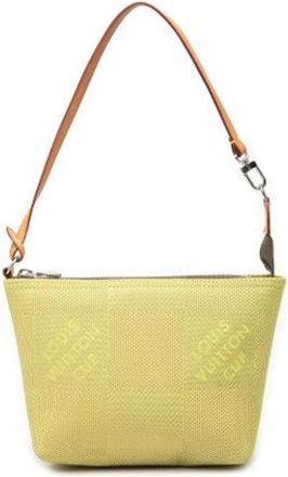Louis Vuitton Pre-owned Cup Volunteer Pochette - Dames - Vintage Schoudertas - Groen - ONE Size - Leer - Vintage