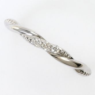 C&A White Gold White Gold (10K) Band Ring (Pre-Owned)
