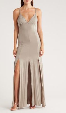 Go Couture Panel Cut Maxi Dress in Kashmir at Nordstrom Rack, Size X-Large