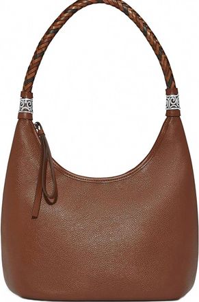 Brighton Womens Shelby Hobo Bag In Bourbon