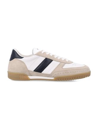 Tom Ford Beige Lace Up Sneakers