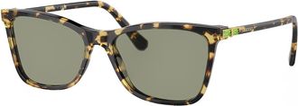 Swarovski SK 6004 1009/2 55mm Womens Rectangle Sunglasses