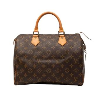 Louis Vuitton Pre-owned Speedy 30 - Dames - Pre-owned - Bruin - Maat: ONE Size Leer