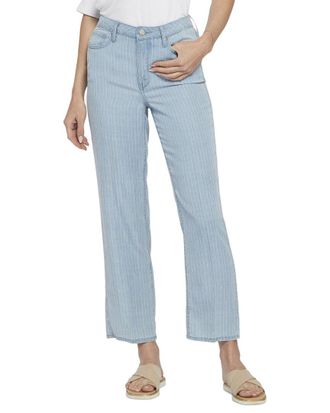 NYDJ Relaxed Summerville Stripes Straight Leg Jean