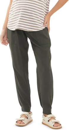 Ripe Off Duty Maternity Joggers in Olive at Nordstrom, Size X-Small