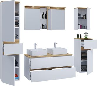 VCM Conjunto De Muebles De Ba&ntilde;o Con Lavabo Cosila-i 111 165x191x51 - Vcm