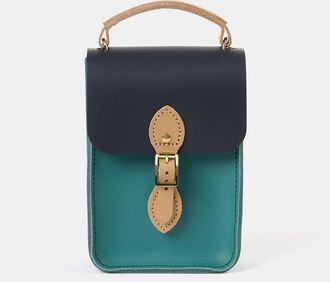 The Cambridge Satchel Company The Mini Binocular Bag - North Sea, Navy & Iced Coffee