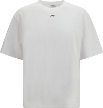 Off-white White Crew Neck T-Shirt