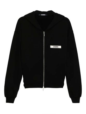 Jacquemus The Gros Grain hoodie - men - Cotton - L - BLACK