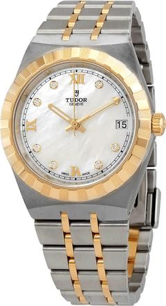 Tudor Royal Automatic Diamond Mother of Pearl Dial Unisex Watch M28403-0007