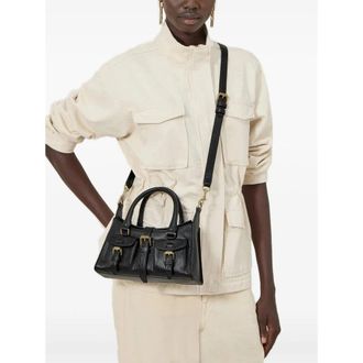 Mulberry Grained Calf Leather Tote Bag - Black