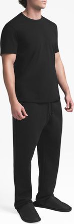 SKIMS Cotton T-shirt, Mens, Black