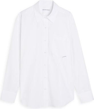 T Alexander Wang Alexanderwang.t Cotton Shirt - White - S (UK8-10 / S)
