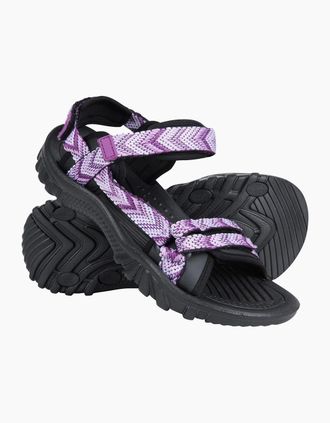 Mountain Warehouse Womens Mountain Warehouse Womens/Ladies Cyprus Chevron Sandals - Purple - Size: 4