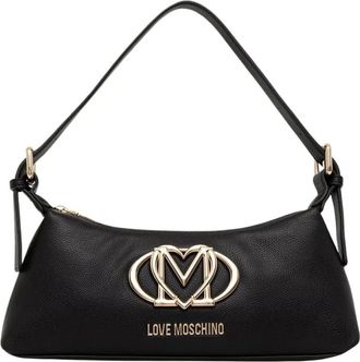 Love Moschino Shopper Tote - Dames - Tassen - Zwart - Maat: ONE Size Leer