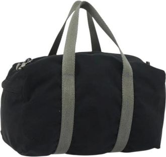 Prada Pre-owned Weekend Bags, female, Black, Size: ONE SIZE Pre-owned Nylon Weekend Bag