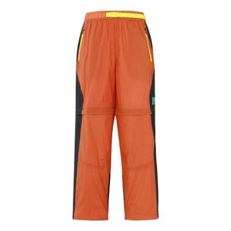 Nike Jordan Air Jordan 23 Engineered Convertible Stitched Contrast Sports Trousers For Men Yellow CV2789-875