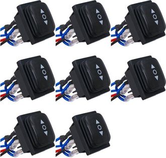 OEM Interruptor De Inversi&oacute;n De Polaridad Instant&aacute;nea De 8 Canales, Actuador De Control De Motor Impermeable, Interruptor Basculante De 6 Pines Y 3 Posici