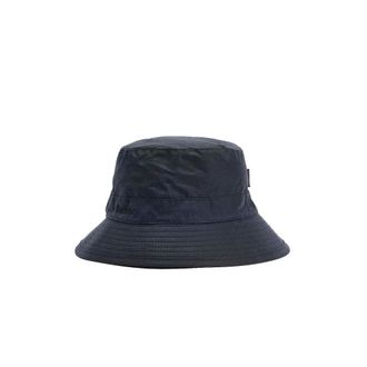Barbour Gewaxte Bucket Hat - Heren - Accessoires - Blauw - Maat: L Katoen