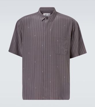 Saint Laurent Camicia Cassandre in crêpe de chine di seta