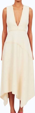 Ulla Johnson Florence Midi Dress In Cowrie
