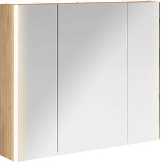 vidaXL Armario Con Espejo De Ba&ntilde;o Roble Artisan 83,5 X 15,5 X 70 Cm Vidaxl
