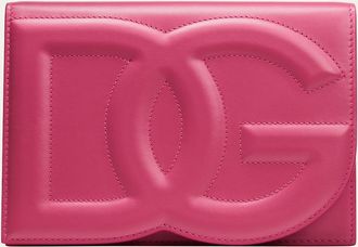 Dolce & Gabbana DG Logo Flap Leather Shoulder Bag