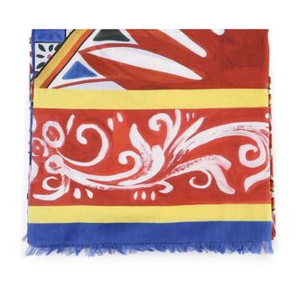 Dolce & Gabbana Scarves, female, Multicolor, Size: ONE SIZE Pareu