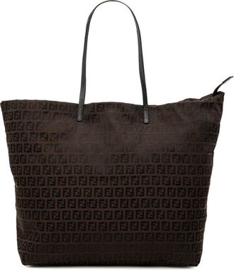 Fendi Pre-owned Fendi Zucchino Canvas Tote Ladies 6TPVJ147UTNVJ2MP