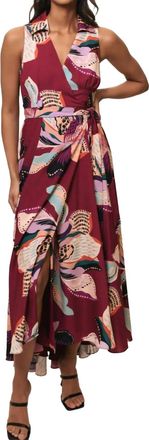 Hutch Vela Maxi Dress In Plum Jungle