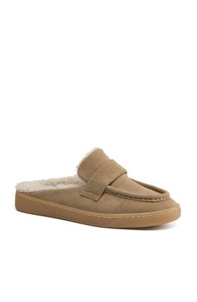 J/Slides Hudson Suede Mule in Beige/khaki at Nordstrom, Size 8.5
