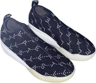 Stella McCartney Logo Print Slip-On Sneakers Size 39