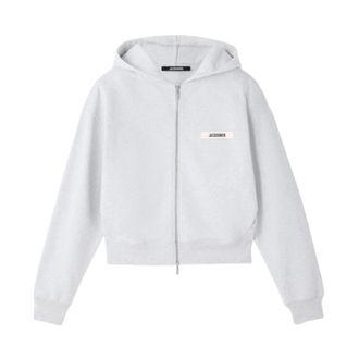 Jacquemus Heren, Sweatshirts & Hoodies, Grijs, Maat: XL