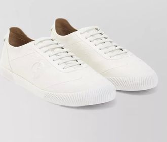 Giorgio Armani leather low-top lace-up sneakers