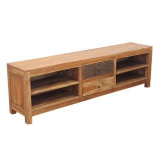 No Brand Mobile in legno mogano per soggiorno 170x35xH50 cm ideale per interni eleganti e spaziosi arredamenti