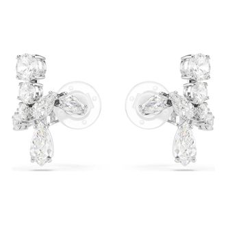 Swarovski Matrix Clip-Earring - Accessories - Mujer - Gris - ONE SIZE