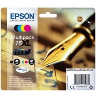 Epson Durabrite Ultra Ink Cartucho 16xl Multipack 4 Col (blister+ Alarma Acustico/radiofrecuencia)