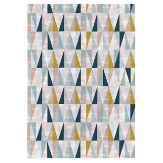 Rugs&Rugs Alfombra decorativa de algod&oacute;n con impresi&oacute;n digital rojo 160x230 cm