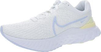 Nike Nike React Infinity Run Fk 3 Womens Shoes Size 8.5, Color: White/Blue, N, 6 UK