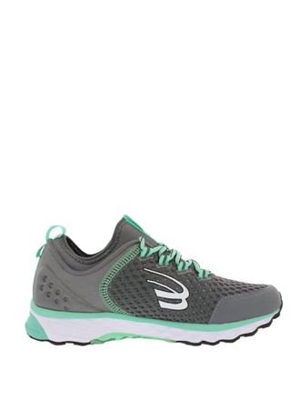Spira Womens Phoenix Running Shoes - Medium Width In Charcoal/mint/white