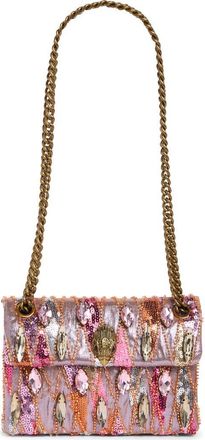 Kurt Geiger Mini Kensington Sequin Shoulder Bag in Pink Comb at Nordstrom Rack