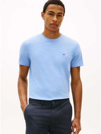 Tommy Hilfiger Mens Stretch-Cotton Extra Slim T-Shirt - Blue - XXXL